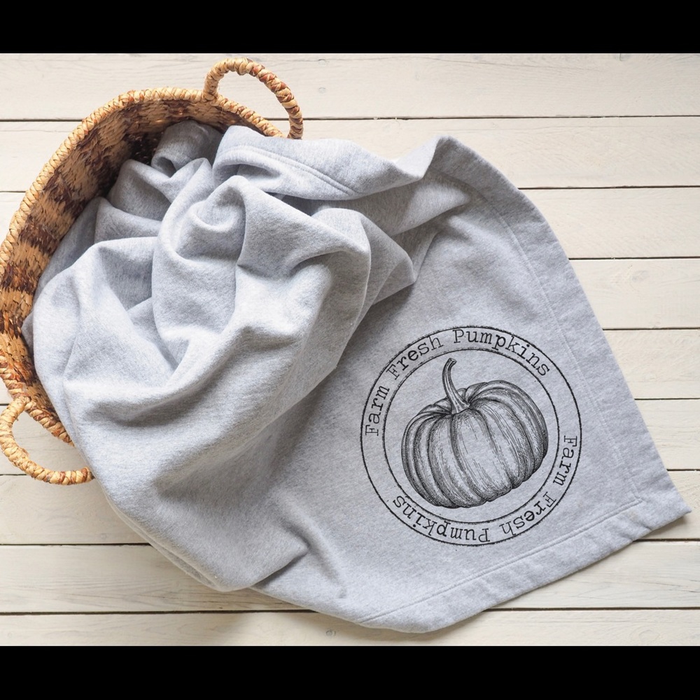 Farm Fresh Pumpkins Blanket